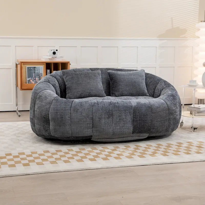High Back Bean Bag Lounge Chair for Adults and Kids - Indoor & Outdoor