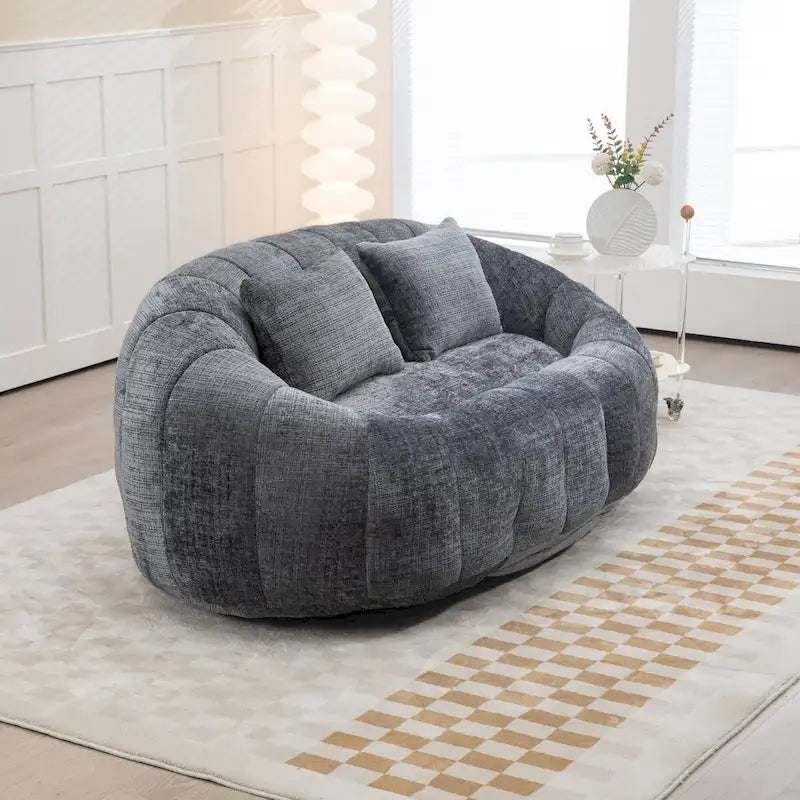 High Back Bean Bag Lounge Chair for Adults and Kids - Indoor & Outdoor