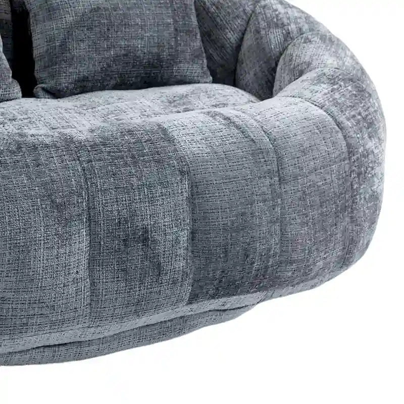 High Back Bean Bag Lounge Chair for Adults and Kids - Indoor & Outdoor