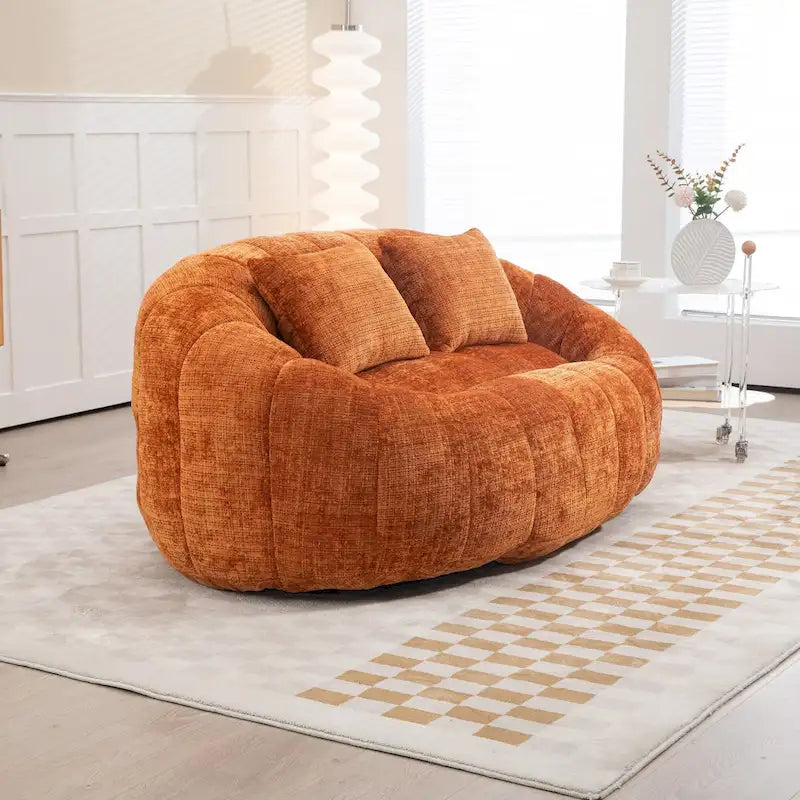 High Back Bean Bag Lounge Chair for Adults and Kids - Indoor & Outdoor