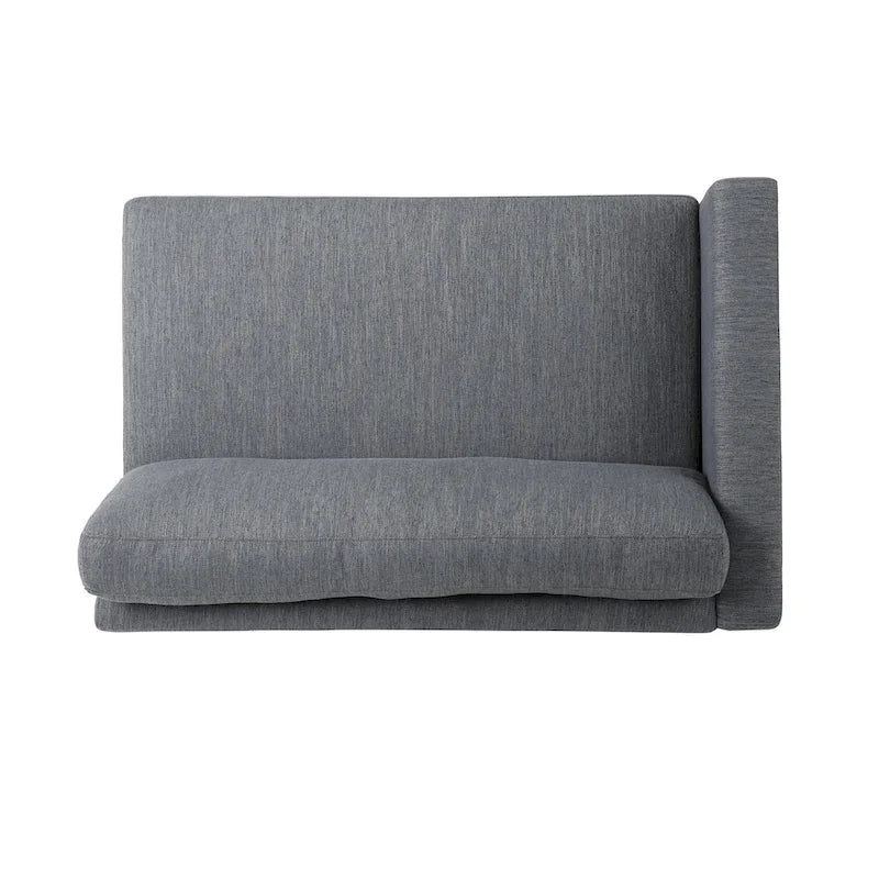 Comfy 3-Seat Sofa with Wooden Legs, Modern Style for Living Room and Study