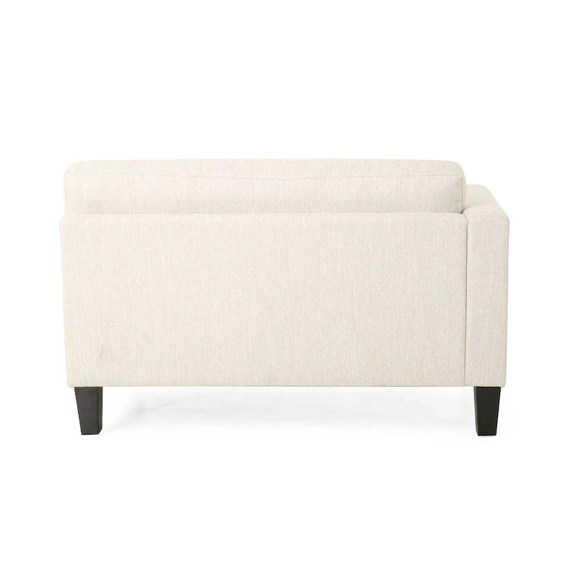 Comfy 3-Seat Sofa with Wooden Legs, Modern Style for Living Room and Study