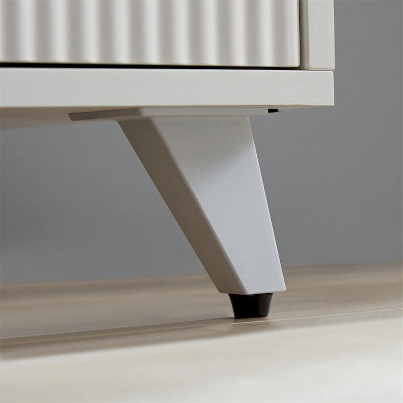 Sideboard Buffet Cabinet With 4 Doors And Removable Shelves