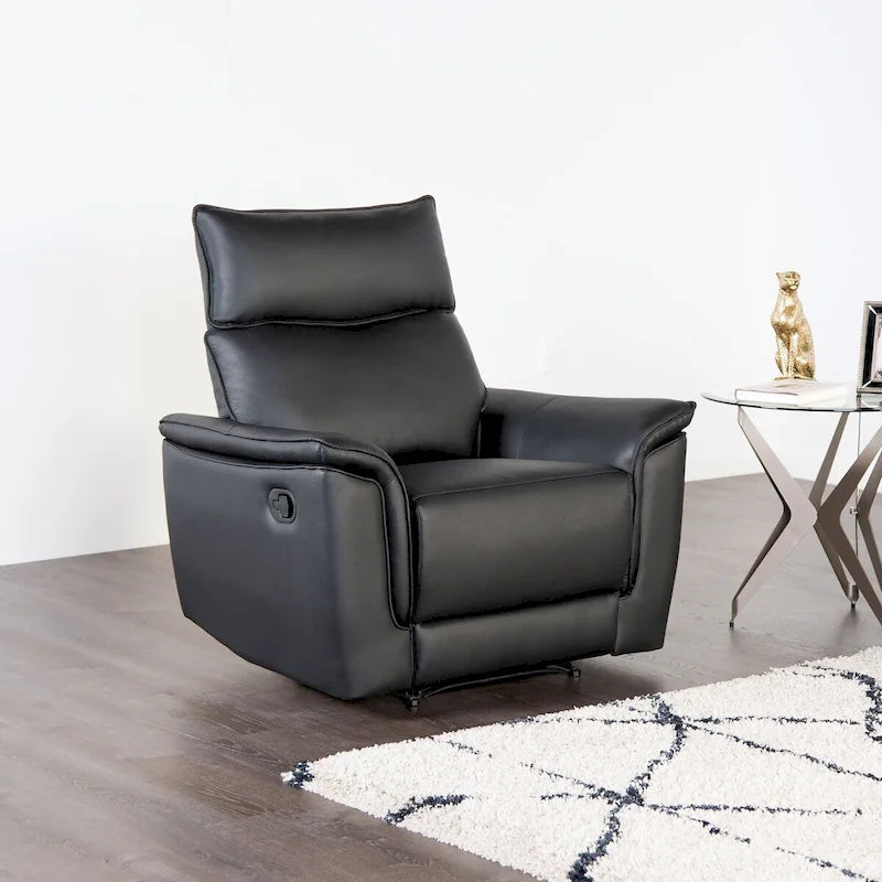 Marty Modern Leather Match Manual Recliner