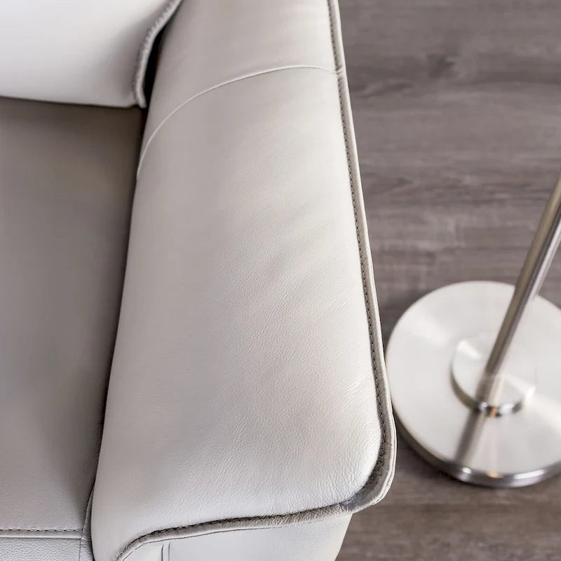 Marty Modern Leather Match Manual Recliner