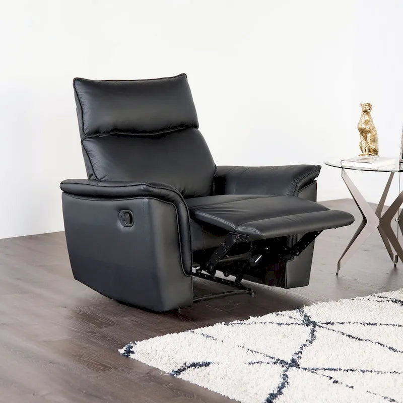 Marty Modern Leather Match Manual Recliner